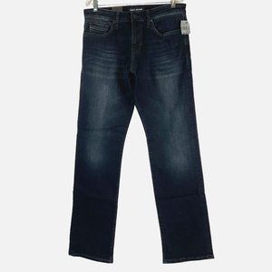 Mavi Jeans Men's Sz 31x32 Blue Dark Matt Relaxed Straight Leg Stretch $128 Nwt